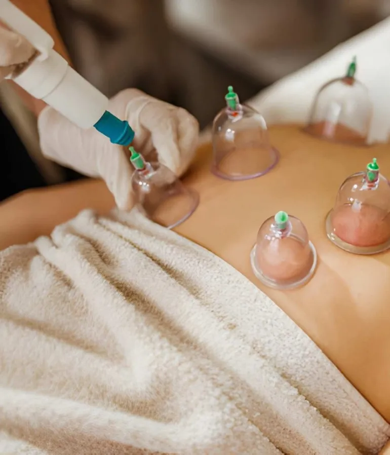 Massage treatment at The Physiotherapy Massage Clinic, tailored to each client's needs.